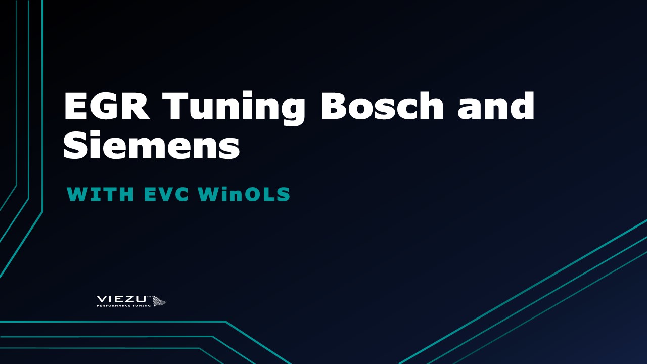 VTA1043: Bosch and Siemens EGR Solutions With EVC WinOLS