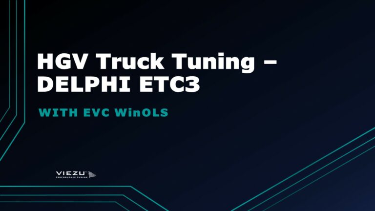 ECM Titanium Training – HGV Truck Tuning – DELPHI ETC3