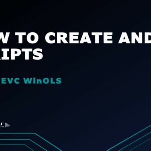 EVC WinOLS How to create and use Scripts