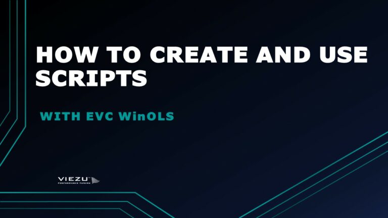 EVC WinOLS Training – How to create and use Scripts