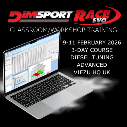 Dimsport in person tuning training in the UK 9 to 11 February 2026