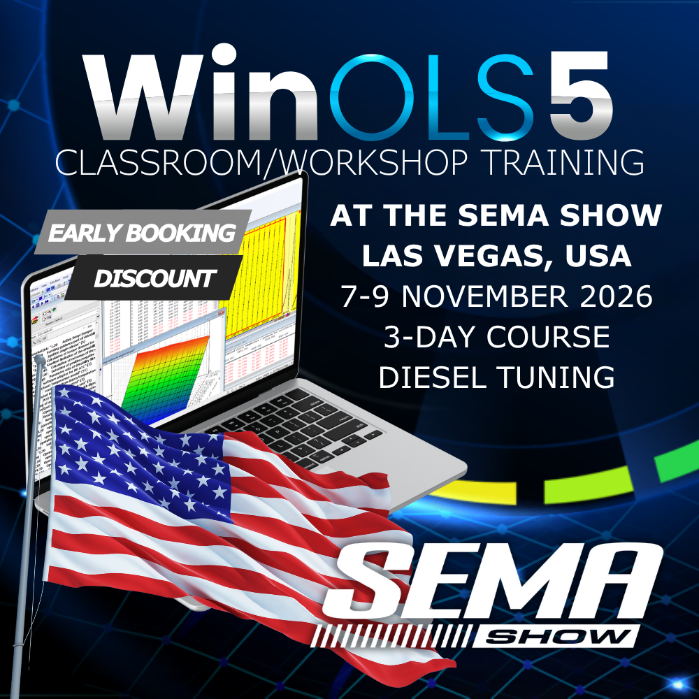 WinOLS diesel tuning training at the SEMA Show 2026 Las Vegas US