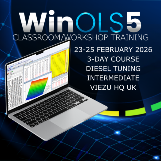 WinOLS in person training in UK diesel ECU tuning 23 to 25 February 2026