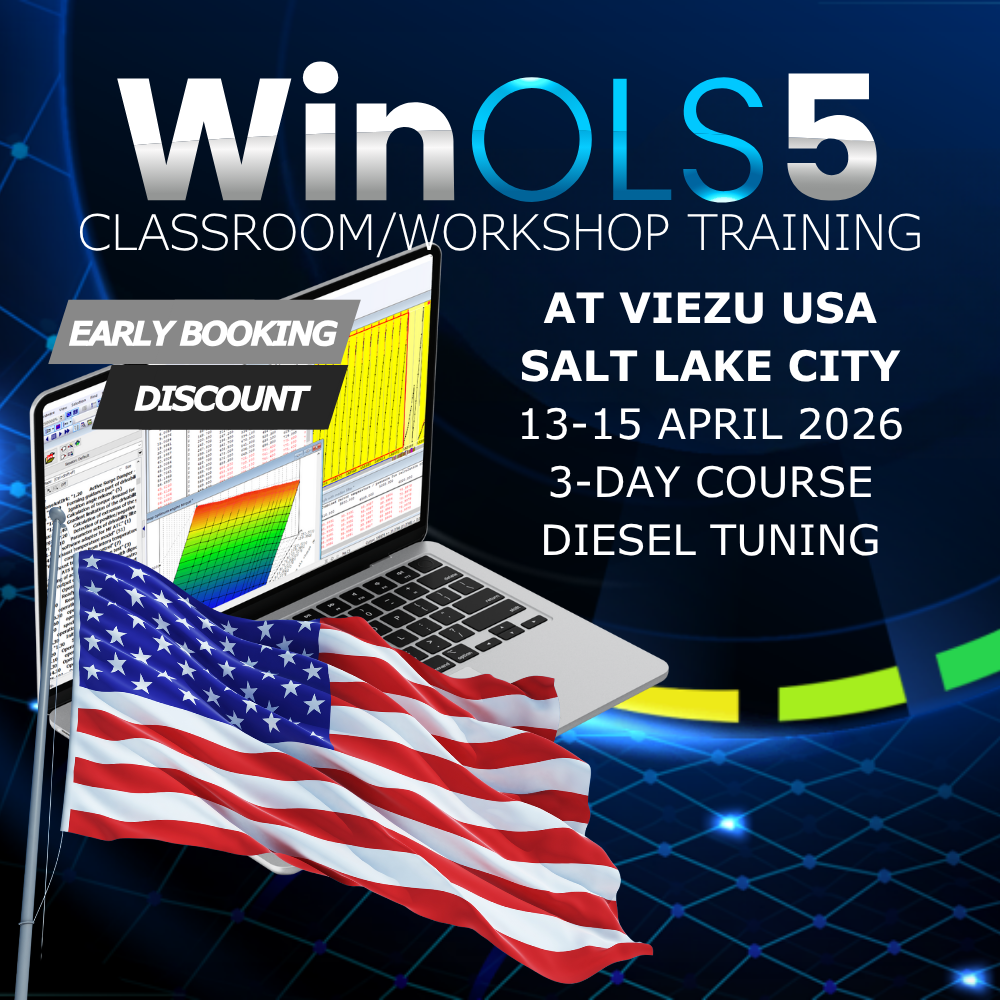 WinOLS5 diesel tuning training in the US Salt Lake City 13 to 15 April 2026