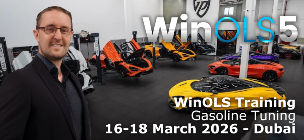 The workshop at Infinity Performance Dubai Viezu WinOLS training venue March 2026