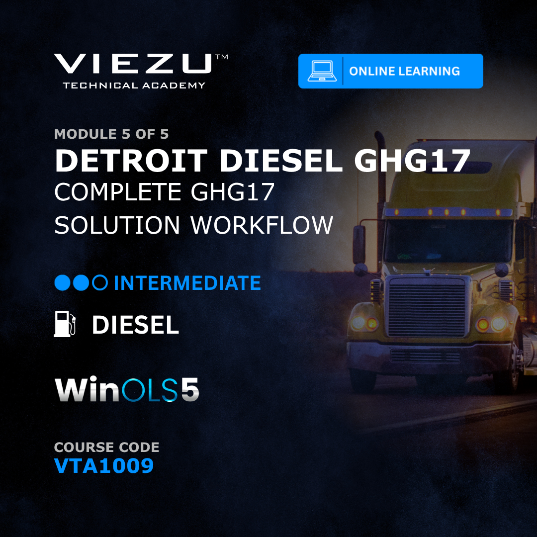 VTA1009: EVC WinOLS Detroit Diesel GHG17 Completed GHG17 Solution Workflow (Module 5 of 5)